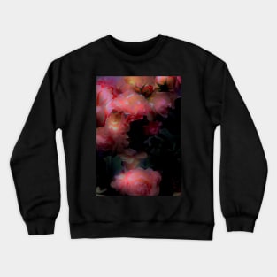 SHADED BEAUTIFUL PINK ROSE BLOOMS Crewneck Sweatshirt